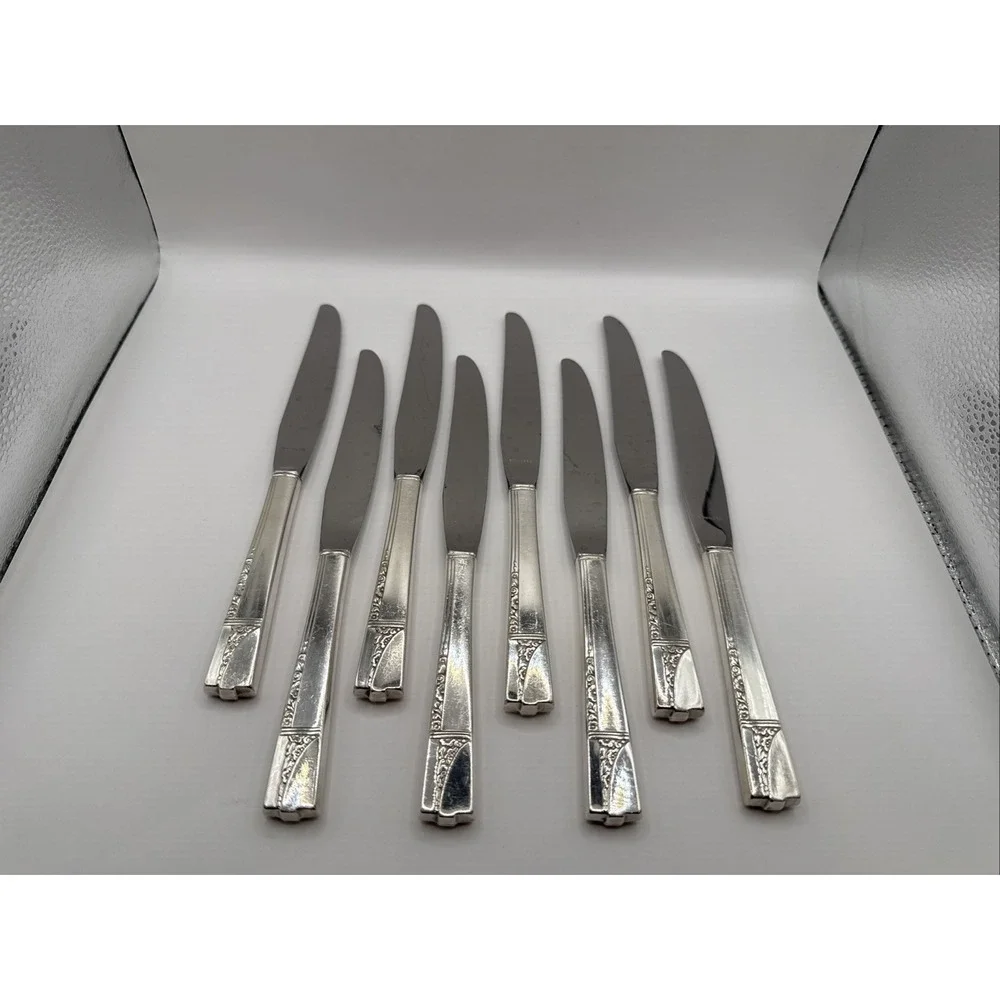 8 PCs Oneida CAPRICE Nobility Plate Silverplate 9-1/8